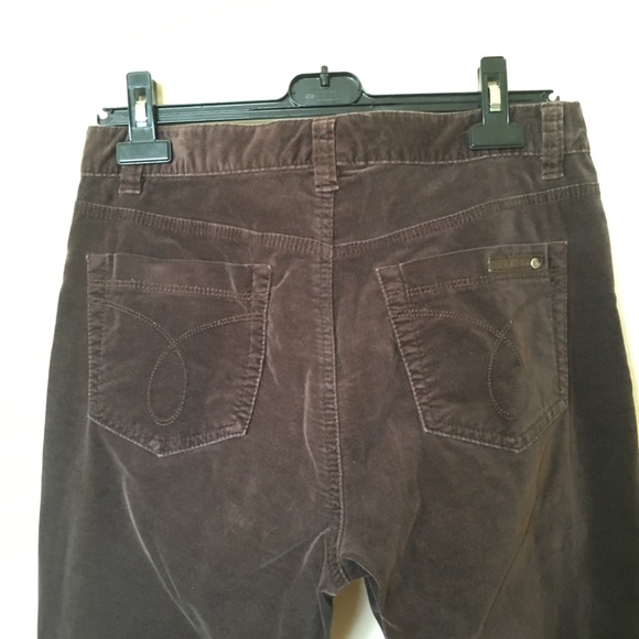 Sold. 10 Calvin Klein Velvet Brown Jeans - Picture 5 of 7